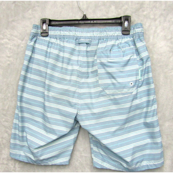 Bonobos Lined Surf Swim Trunk 8" Shorts Blue Striped Size Medium - Picture 3 of 10